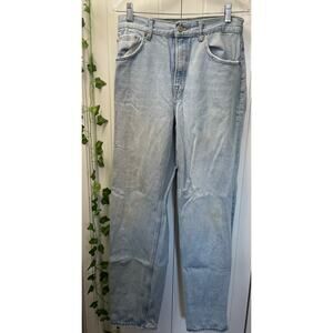 Zara Womans Light Wash Straight Denim Jeans Size 4